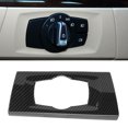 thumbnail image 3 of Headlight Switch Frame Headlight Switch Panel Carbon Fiber Style Car Headlight Switch Frame Trim Fits For 3 Series E90 2005-2012, 3 of 8