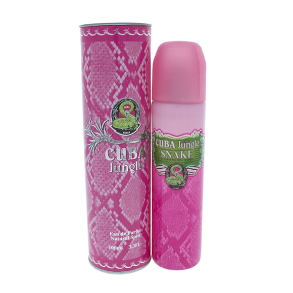 Cuba Jungle Snake de Cuba para mujeres - Spray EDP de 3.3 oz Cuba Cuba Cuba Jungle Snake Perfume EDP Dama 3.4oz