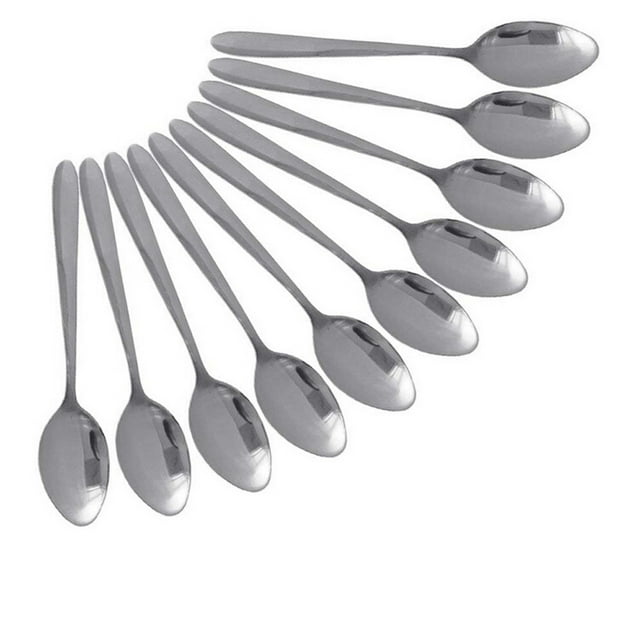 Vaidha Cuillères en Acier Inoxydable 15cm Petites Cuillères pour Restaurant Bar