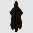 thumbnail image 6 of LEKODE steampunk costume for woman capes for adults cloak with hood women waterproof cloak Hooded Medium Women Cape Vintage Overcoat Fashion Button Cloak Woolen Coat Cloak Coffee S, 6 of 6