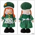 thumbnail image 5 of StPatrick's Day Gnomes Irish Leprechaun Tomtes Plushes Handmade March Nisse Elf Dwarf Farmhouse Tiered Tray Ornaments, 5 of 5