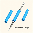 thumbnail image 4 of EXLEAF 2026 New Silicone Cover Blackhead Comedone Zit Pimple Spot Facial Remover Needle Pin Tool Extractor (Blue), Acne Removal, Blemish Extraction, Facial Care, Skincare Routine, Home Use, 4 of 7