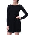 thumbnail image 2 of Richie House Women's Elegant Sweater Dress with Zipper Back RH2060-B-L, 2 of 6