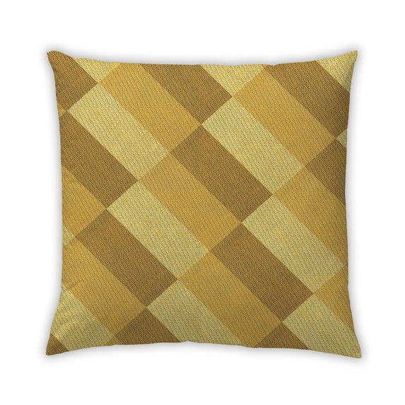 Ahgly Company Outdoor Square Contemporary Throw Pillow, 18 inch by 18 inch