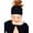 Black, variant on Women's Solid Wide-Brimmed Ruched Headband,Stretchy Fashion Hair Hoop for Women,Casual Sporty Daily Hair Accessory for Yoga Jogging Biking Green One Size