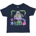 thumbnail image 3 of Inktastic St. Petersburg Florida Cute Swimming Manatee Boys or Girls Toddler T-Shirt, 3 of 5