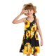 thumbnail image 1 of SAYOO Vestido informal a juego con la familia, tirantes finos, sin mangas, estampado de girasol, vestidos de tirantes para madre e hija SAYOO Moda, 1 of 9