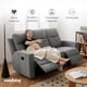 thumbnail image 2 of SOFÁ RECLINABLE MOON 3 PLAZAS GRIS OXFORD, 2 of 6