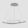 thumbnail image 1 of Lámpara RINGS Tipo Candil Colgante Led Plateada Luxica Lighting 6127 C, 1 of 10