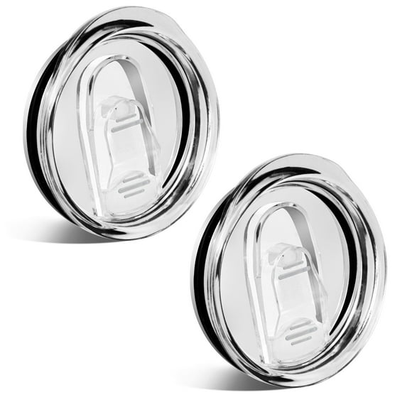 2 uds. de 20 onzas, tapas de repuesto de vaso flaco, tapas resistentes a salpicaduras a prueba de derrames, cubiertas para copa de 2,76 pulgadas, compatible con YETI Rambler y más vasos de vaso LYD Vajilla