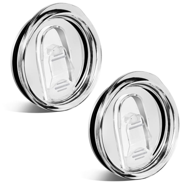 2 uds. de 20 onzas, tapas de repuesto de vaso flaco, tapas resistentes a salpicaduras a prueba de derrames, cubiertas para copa de 2,76 pulgadas, compatible con YETI Rambler y más vasos de vaso LYD Vajilla