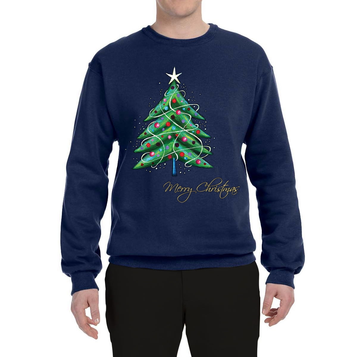 mens christmas tree hoodie