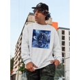 thumbnail image 2 of Watercolor Astrology V Sweatshirt Men -Grace Popp Designs, Male 3X-Large, 2 of 4