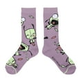 thumbnail image 2 of Invader Zim Gir Men's Athletic Crew Socks, 2 of 7