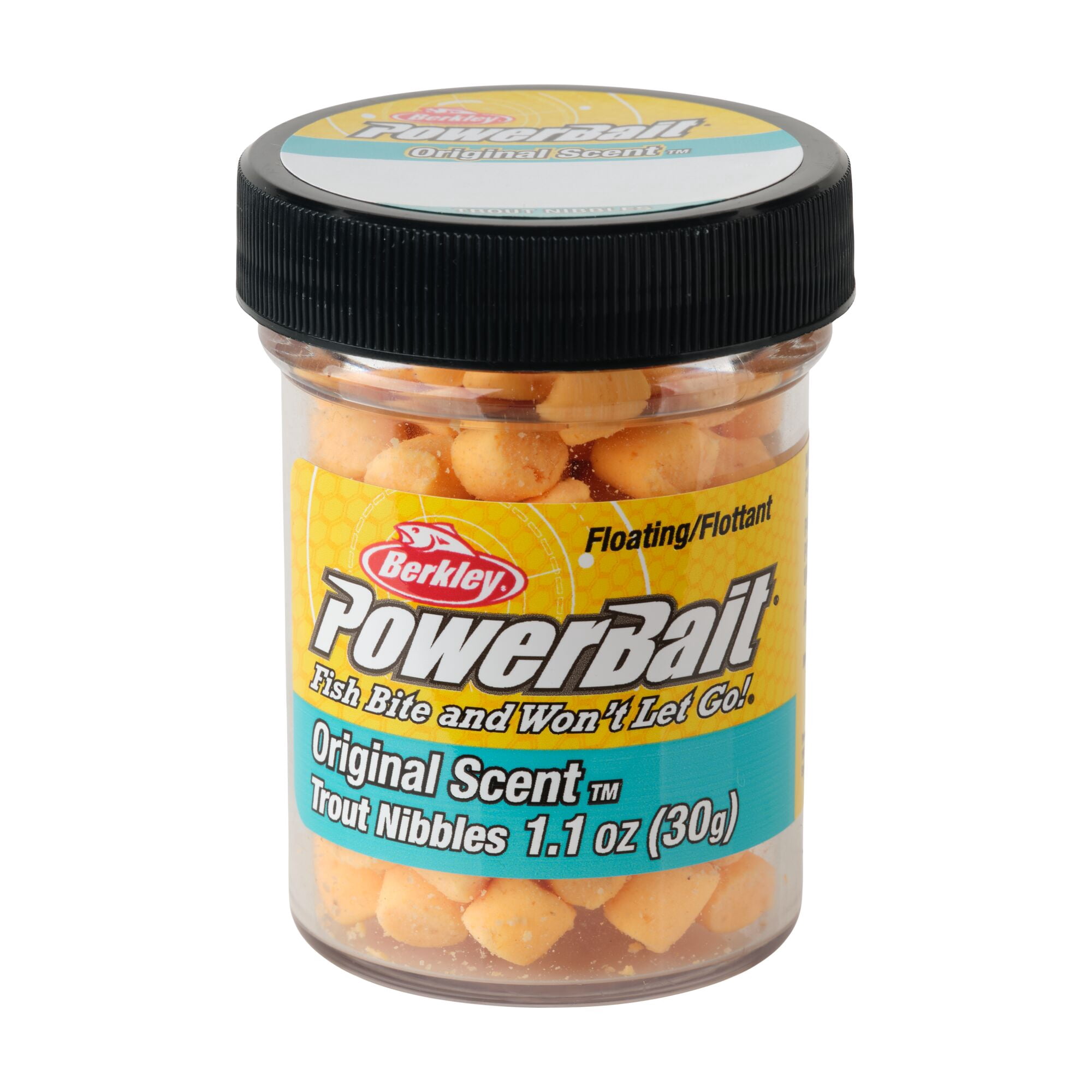 Berkley PowerBait® Trout Nibbles, Peach (1 Count)