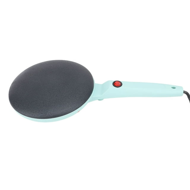 Cable de Sen de Crepera, Crepera Eléctrica Con y Control Autico de Temperatura Platón Antiadherente de 8pulgadas con Espátula de Silicona y Batidor de Huevos para