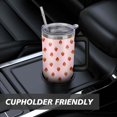 thumbnail image 7 of Strawberry 40 OZ Tumbler Cup with Lid and Straw Gifts for Mom Friend Sister Grandma, 7 of 7