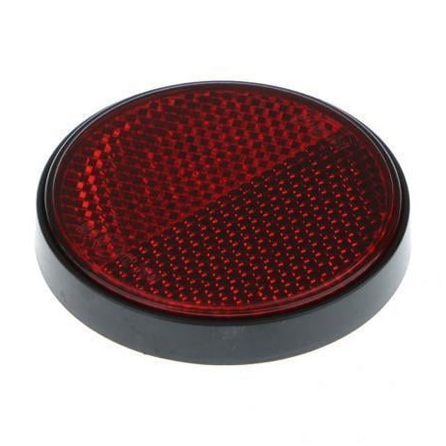 koolsoo 2x Round Reflector Light Reflective Strips for Car Motorcycle Tailer Auto