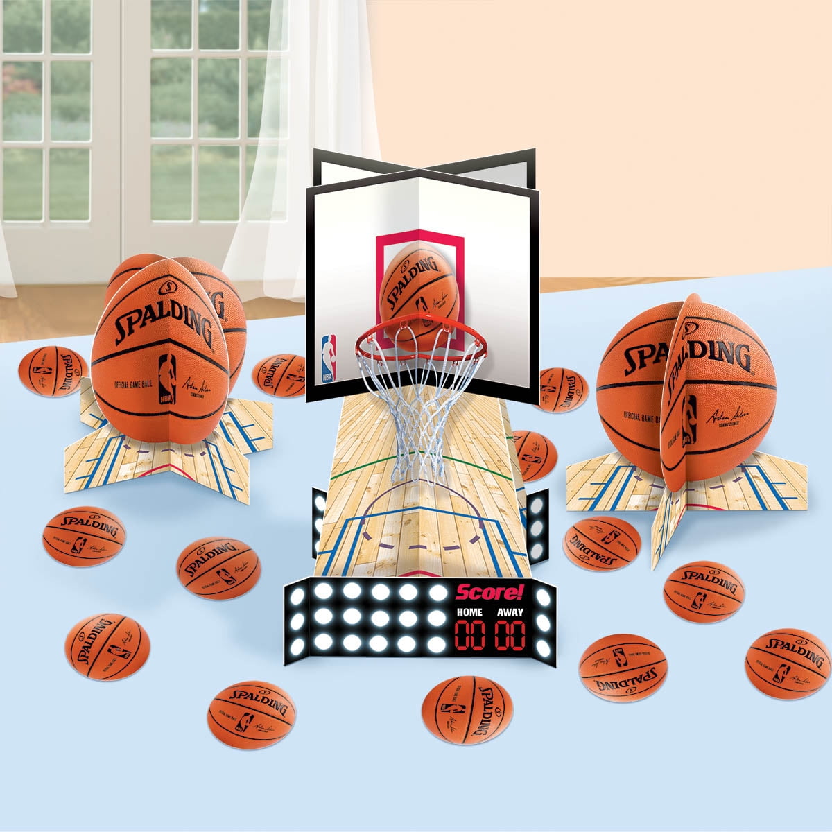 Spalding Basketball Table Decorating Kit