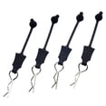 thumbnail image 2 of Almencla 5x4x Metal Body Clips Pins with Fixing Bracket R Type Pin for RC Car Tail Wing, 2 of 8