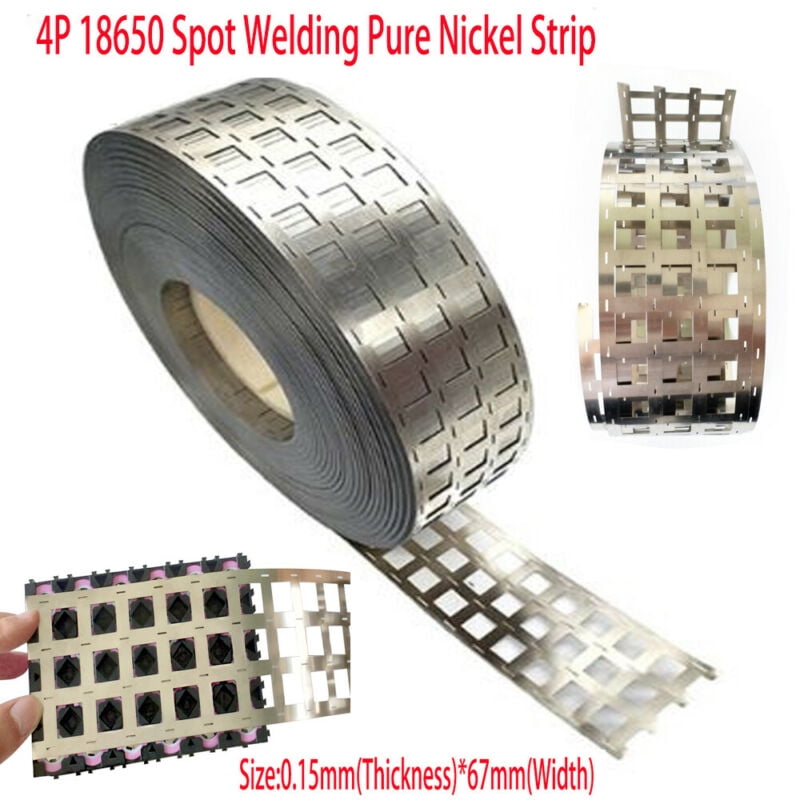 1m Pure Nickel Strip Purity 99.9% Nickel Sheets For 4P Battery Pack Welding 
