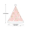 thumbnail image 3 of Haiem Easter Bunny Pattern Santa Hat Confortable Velvet Christmas Hat for Christmas Party Favors Fit for Adults and Kids, 3 of 6