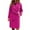 P-Hot Pink, variant on Kcodviy Women Peacoat Trench Coat Women Wool Trench Coat Casual Mid Long Overcoat Elegant Jackets for Women Lapel Open Front Cardigan Outwear Woolen Fleece Winter Coat with Belt