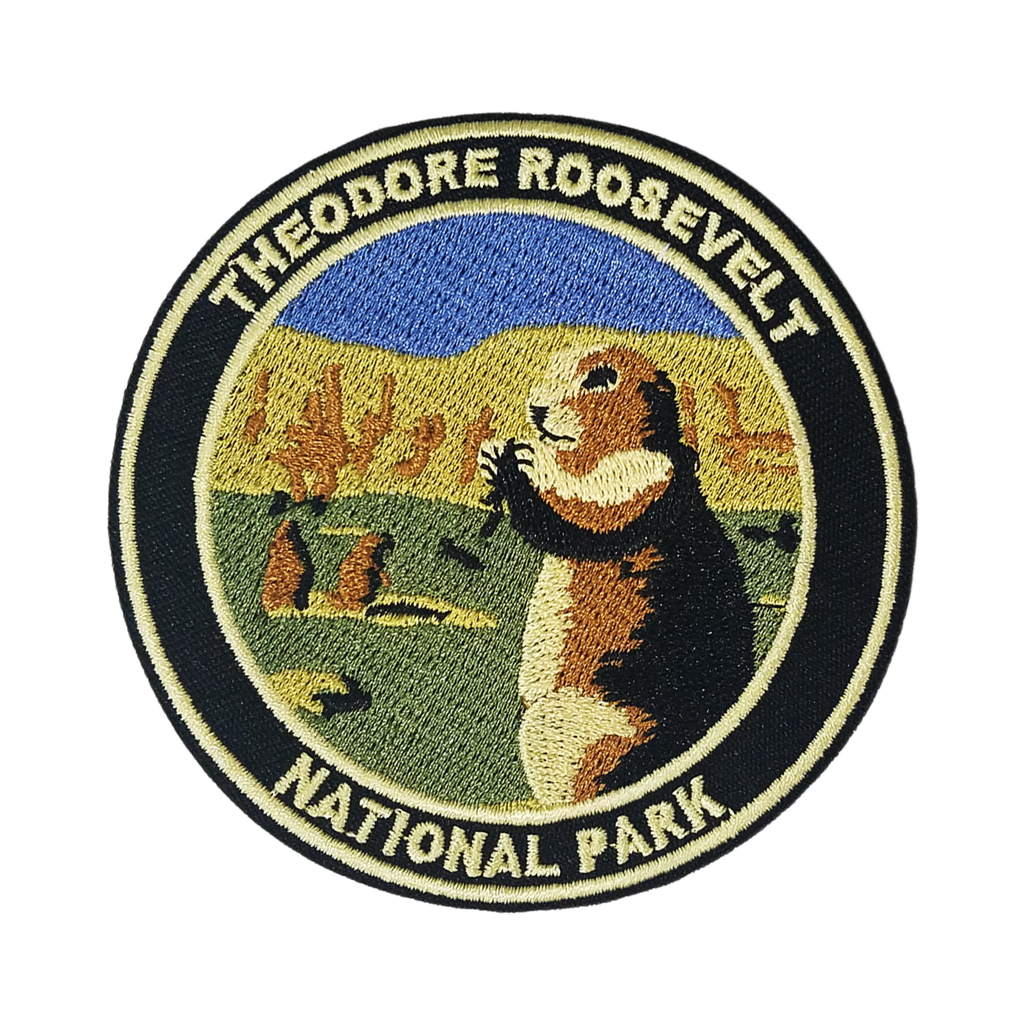 Theodore Roosevelt National Park Embroidered Patch Iron-On Souvenir Explore 