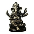 thumbnail image 3 of CoudarTitie Lord Ganesha Statue Resin Buddha Sculpture for Living Room Gifts Centerpiece Bronze 4.7x4.2x6cm, 3 of 9