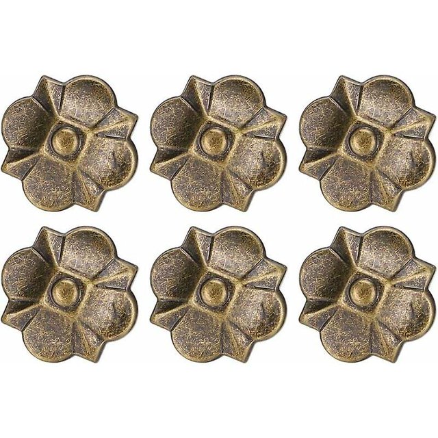 20 piezas de tapicería de clavos de espuma para sofá, 20 x 22 mm, patrón de trébol de 4 hojas, tachuelas decorativas para muebles para decoración de muebles, decoración DIY, fabricación de regalos