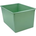 thumbnail image 2 of Teacher Created Resources Plastic Multi-Purpose Bin, Eucalyptus Green, Pack of 3, 2 of 4