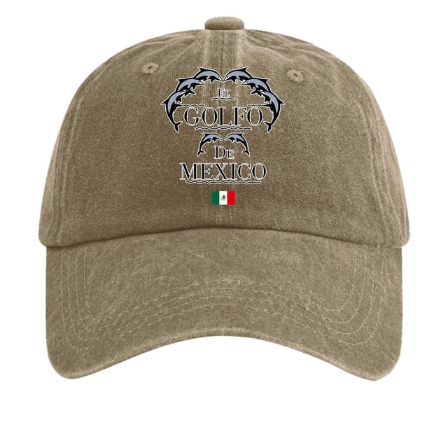 Women's Vintage Washed Denim Printed Baseball Cap The Hat