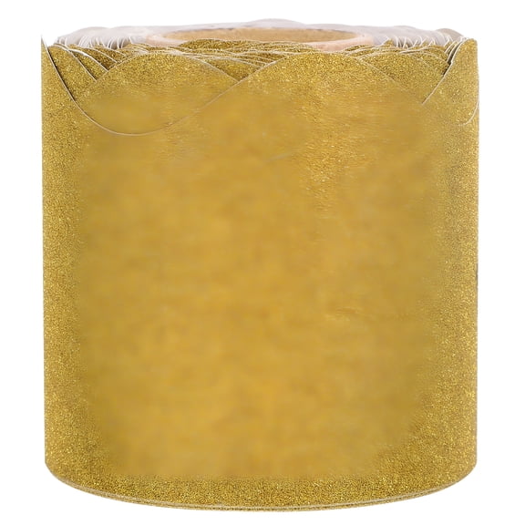 CCOCC 1 Roll of Wave Bulletin Board Border Wave Shaped Border Paper Decorative Border Trim