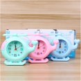 thumbnail image 4 of Alarm clock Cute Cartoon Airplane Pattern Alarm Clock Kids Decoration Bedroom Toys Children Table Clock Colorful Desk Watch Student (Color : A), 4 of 5