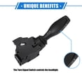 thumbnail image 3 of Car Turn Signal Switch Compatible for Ford Fiesta VI 2008-2009 Durable Black Headlight Switch Stalk, 3 of 6