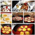thumbnail image 4 of CHUANK Moule à Crêpes en Silicone Flip 'n' Cook Pancake Flip and Cook Pancake Maker Flip Cooker Pancakes Moule Flip'n' Cook Pancake Moule en Silicone Flip'n' Cook Réutilisable (Couleur), 4 of 5