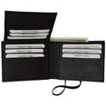 thumbnail image 2 of Soft Leather Credit Card Holder ID Holder Bifold Wallet W/Elastic Band 2153 (C) Brown, 2 of 6