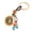 Ox, variant on Zodiacs Theme Unique Key Ornament Brass Texture Suitable for Party and Daily