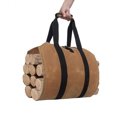 thumbnail image 4 of Naiovety Bolsa de transporte de leña para exteriores, bolsa de registro ajustable, lona, ​​portátil, para acampar Jardín y Patio, 4 of 6