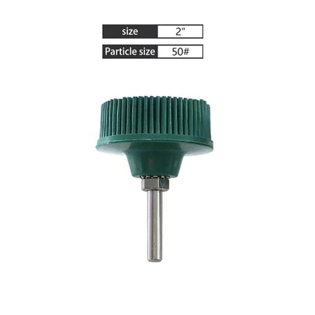 

ERTUTUYI Electric Drill disc Brush Emery Rubber Abrasive Brush Deburring Polishing Brush