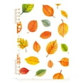 thumbnail image 7 of FORMRS 1-Subject Spiral Notebook 8" x 5" College Ruled 60 Refillable Sheet A5 Hard Cover, Yellow Leaves, 7 of 7