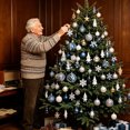 thumbnail image 6 of PiGOGI Christmas Ball Ornaments Set Shatterproof Hanging Baubles Plastic Decorations for Xmas Tree Party Indoor Holiday Festive Scene Layout, 6 of 9