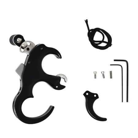 Safari Choice Archery Aluminum Automatic 3-4 Finger Bow Release Black