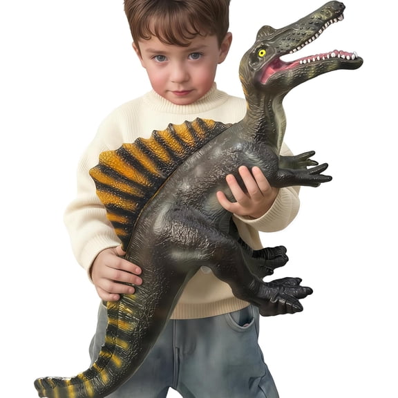 Large Dinosaur Toys- 27.5" Spinosaurus Soft Dinosaur Toys for Kids 3-5, Big Inflatable Dino for Boys Girls, Toddler Party Favors Birthday Gifts