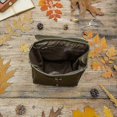 thumbnail image 4 of Vegan Cork Leaf Backpack, Cottagecore Hobbitcore, Plant-Based Leather 29x37x15cm, 4 of 4