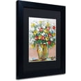 thumbnail image 2 of Trademark Fine Art "Spring Flowers in a Vase 6" Canvas Art by Hai Odelia, Black Matte, Black Frame, 2 of 4