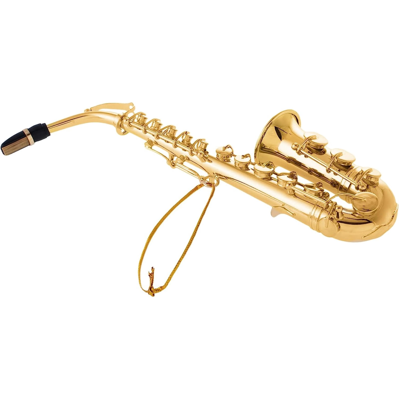 Broadway Gifts Gold Saxophone Christmas Tree Ornament Decoration 4.5 inches
