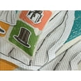 thumbnail image 4 of Ambesonne Vintage Quilted Bedspread Set 3 Pcs, Wedding Theme Poster, Queen Size, Multicolor, 4 of 5
