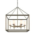 thumbnail image 3 of Golden Lighting 2073-6 Smyth 6 Light 27" Wide Taper Candle Chandelier - Gold, 3 of 4