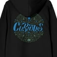 thumbnail image 4 of Coraline Cat Secret Door Long Sleeve Adult Black Hooded Sweatshirt-Small, 4 of 7